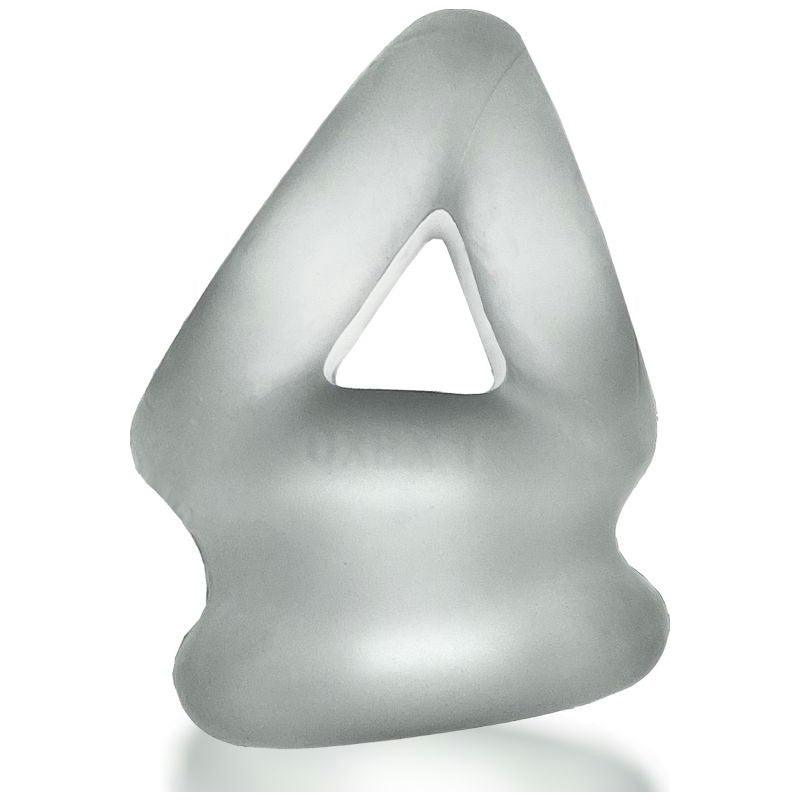 Tri Squeeze Cocksling Ballstretcher Clear Ice - Adult Toys
