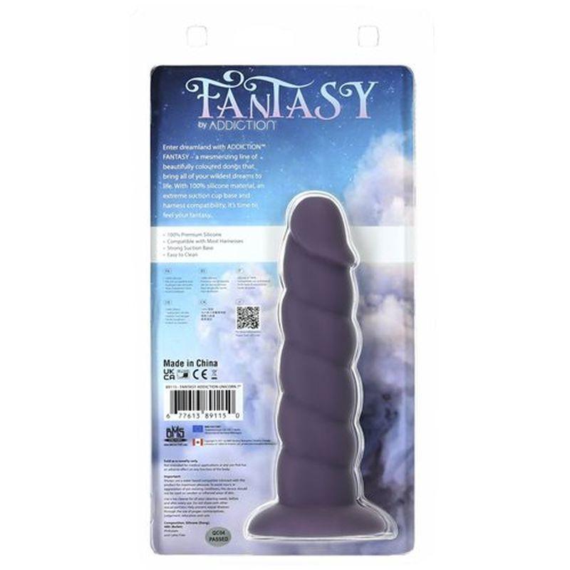 Unicorn Dildo 7in Purple - Naughty by Nature Adult Store