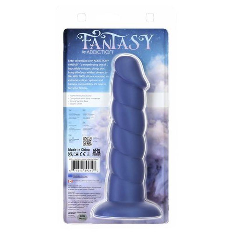Unicorn Dildo 8in Blue - Naughty by Nature Adult Store