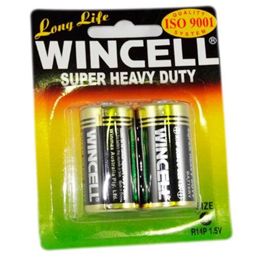 Wincell Super Heavy Duty C Size Carded 2Pk Battery - Naughty by Nature Adult Store