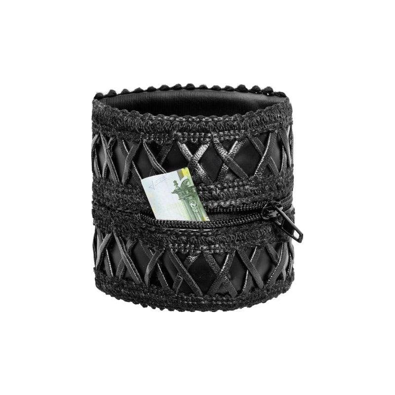 Wrist Wallet with Hidden Zipper - Lingerie