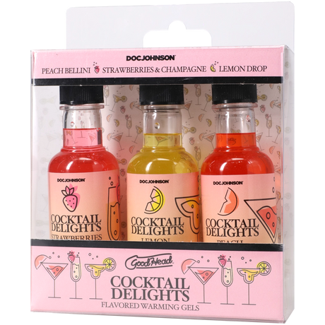 GoodHead Cocktail Delights - Flavoured Warming Oral Sex Gels