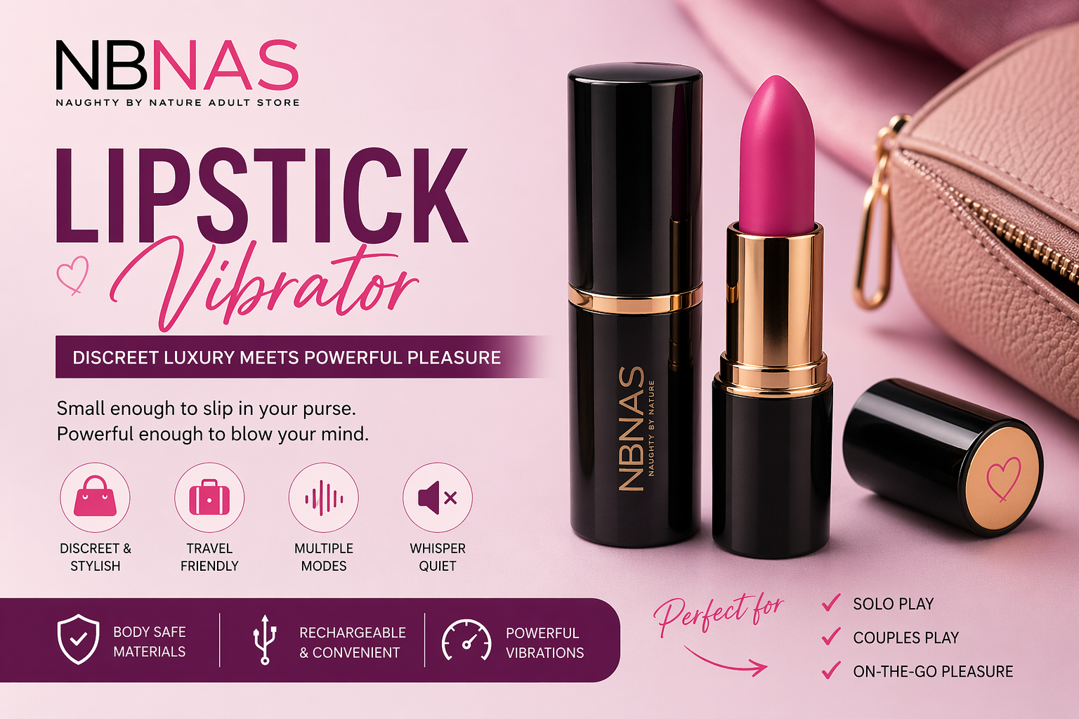 Lipstick Vibrator: Discreet Luxury Meets Powerful Pleasure