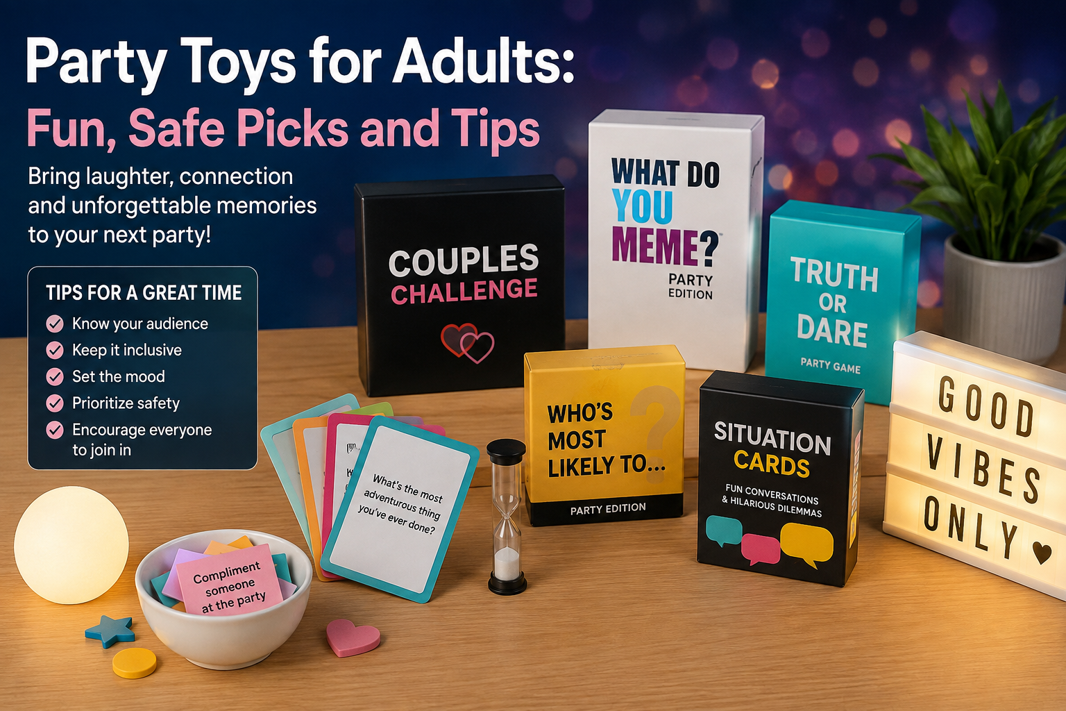Party Toys for Adults: Fun, Safe Picks and Tips