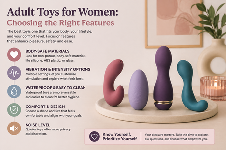 Adult Toys for Women: Choosing the Right Features