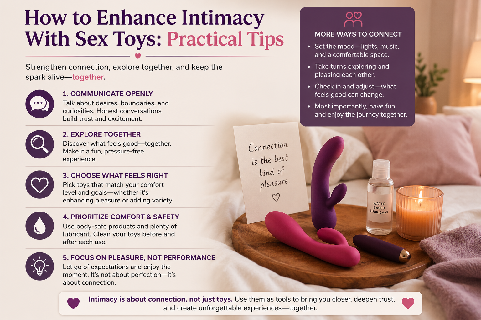 How to Enhance Intimacy With Sex Toys: Practical Tips