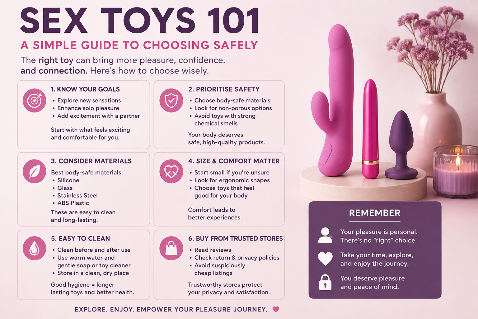 Sex Toys 101: A Simple Guide to Choosing Safely