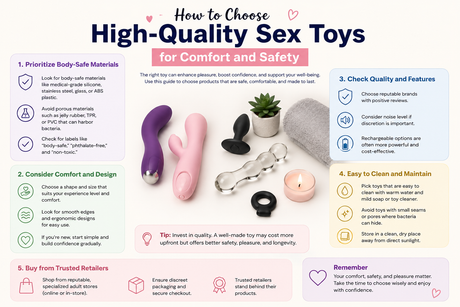 How to Choose High-Quality Sex Toys for Comfort and Safety