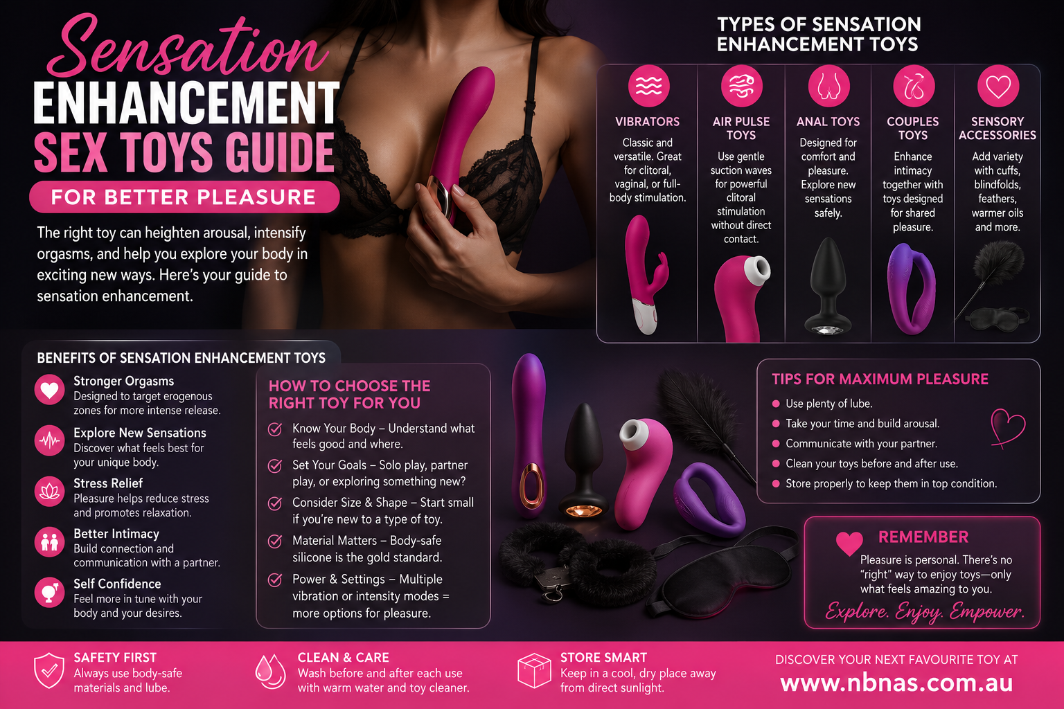 Sensation Enhancement Sex Toys Guide for Better Pleasure