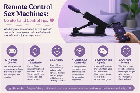 Remote Control Sex Machines: Comfort and Control Tips