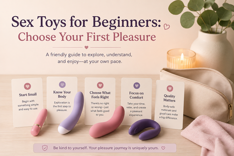 Sex Toys for Beginners: Choose Your First Pleasure