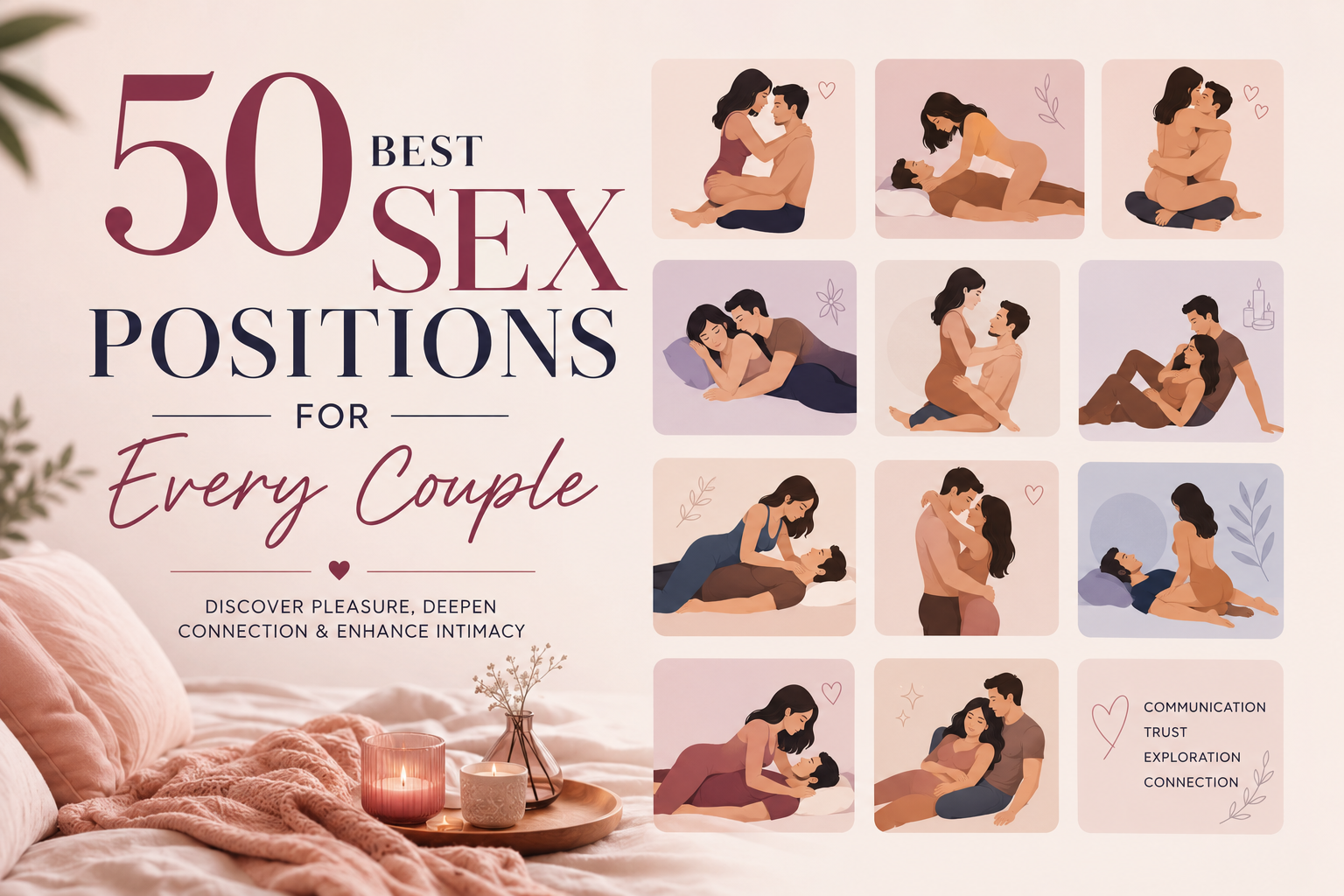 50 Best Sex Positions for Every Couple: Expert-Ranked for Pleasure, Intimacy & Orgasm