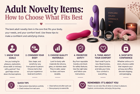 Adult Novelty Items: How to Choose What Fits Best