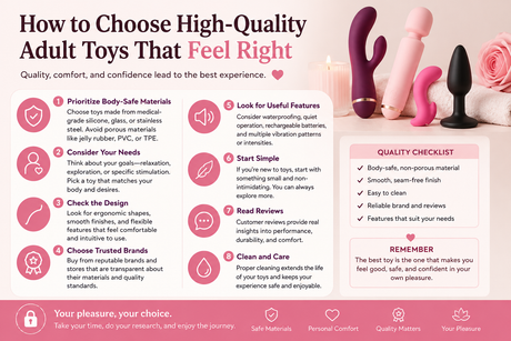 How to Choose High-Quality Adult Toys That Feel Right