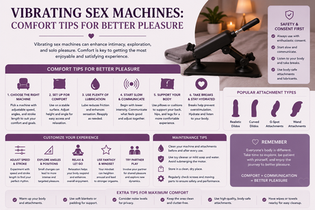Vibrating Sex Machines: Comfort Tips for Better Pleasure