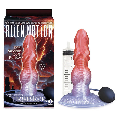 Alien Nation - Eruptor - Coloured Squirting Fantasy Dildo