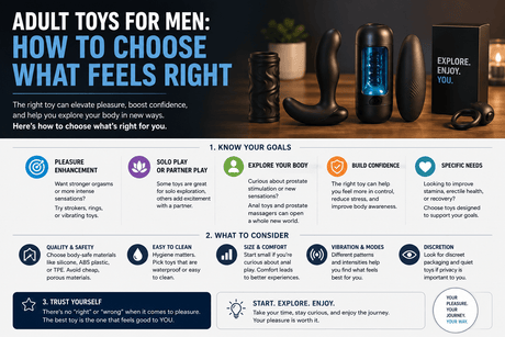 Adult Toys for Men: How to Choose What Feels Right - Naughty by Nature Adult Store