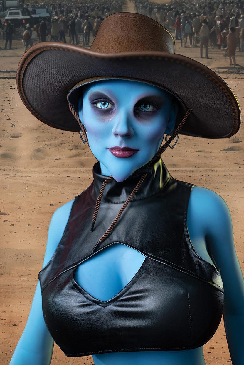 Blue Alien Sex Doll 160cm G #A12