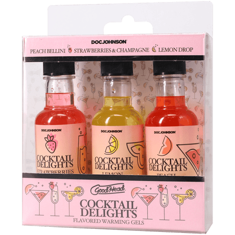 GoodHead Cocktail Delights - Flavoured Warming Oral Sex Gels - Naughty by Nature Adult Store
