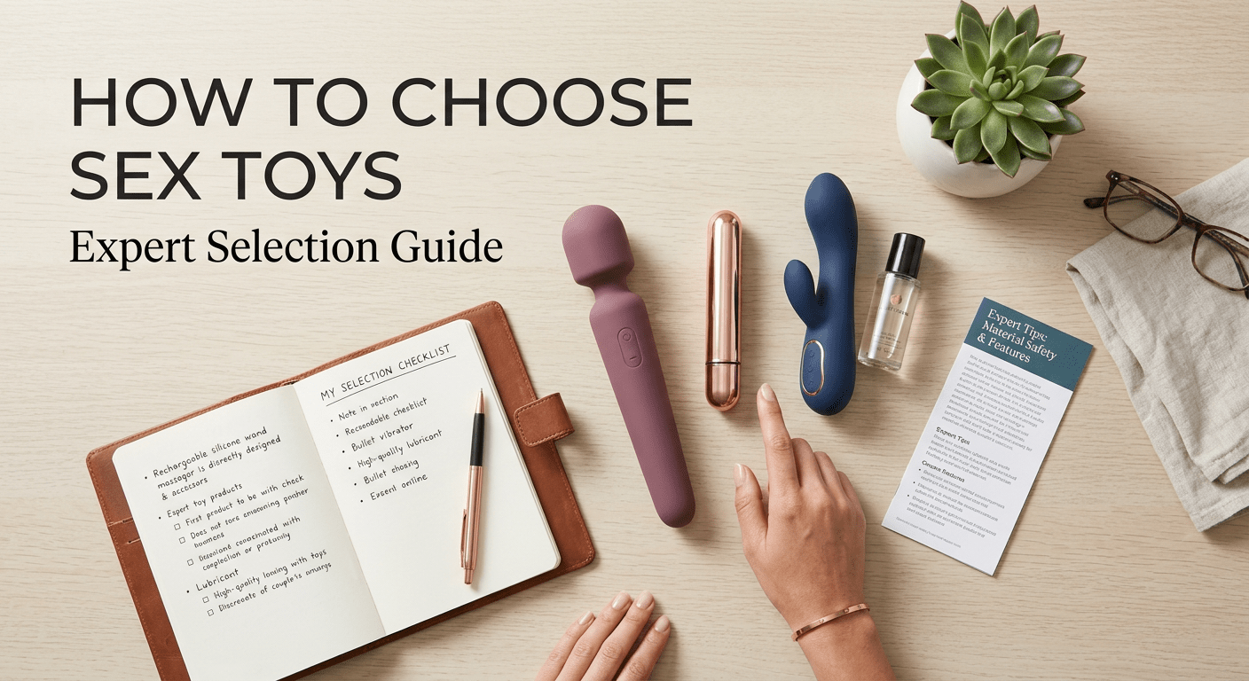 How to Choose Sex Toys: Expert Selection Guide - Naughty by Nature Adult Store