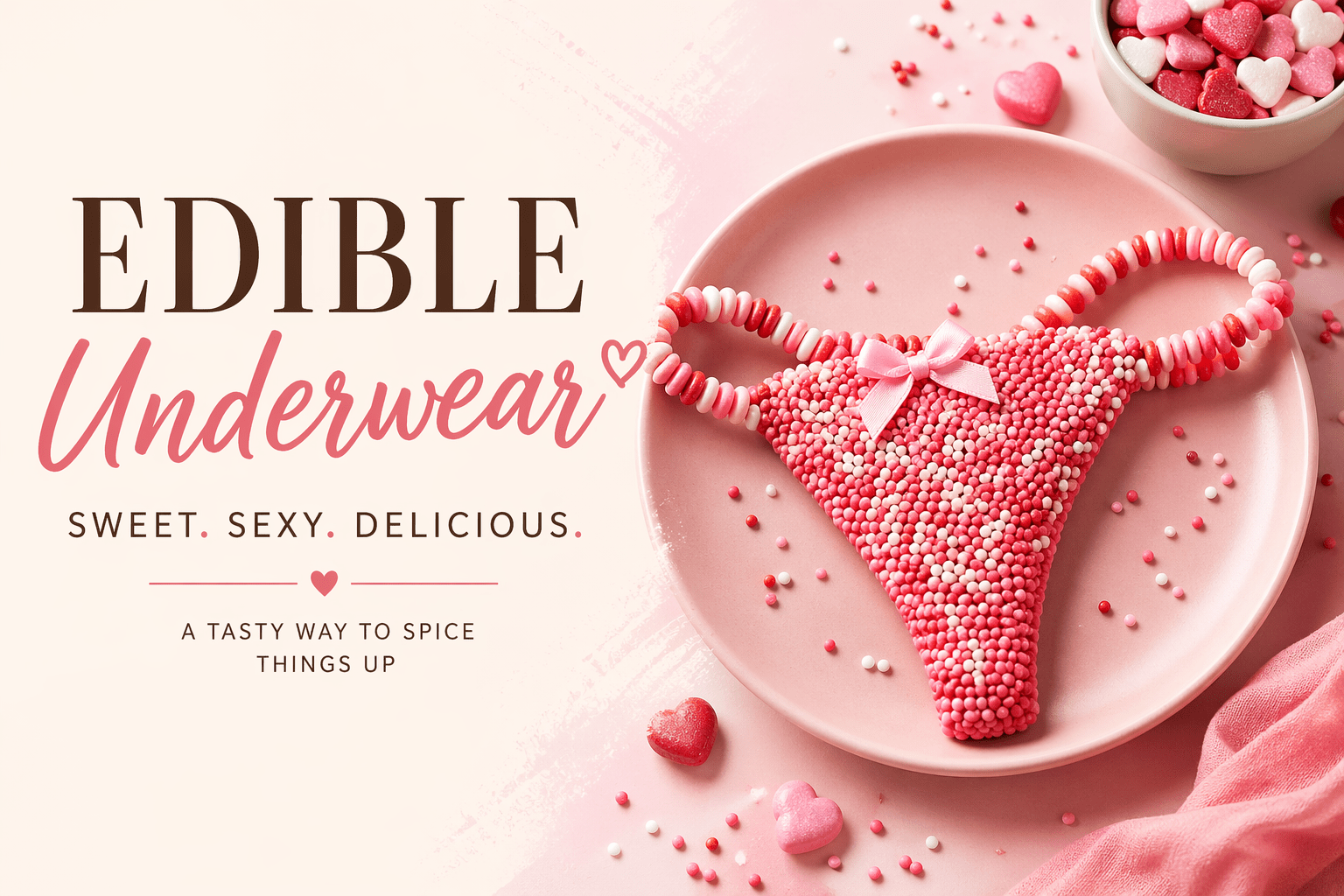 Sweet Secrets Edible Underwear You Will Actually Want To Try - Naughty by Nature Adult Store