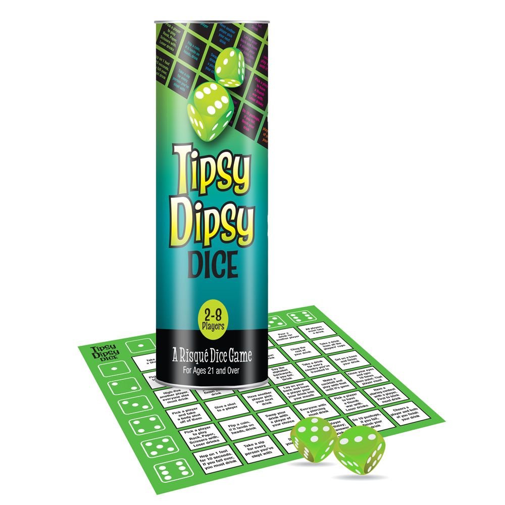 Tipsy Dipsy Dice - Drinking Game for Parties - Naughty by Nature Adult Store