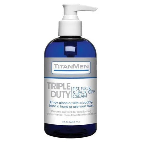 TitanMen Triple Duty Fist, Fuck & Jack-Off Cream - Naughty by Nature Adult Store