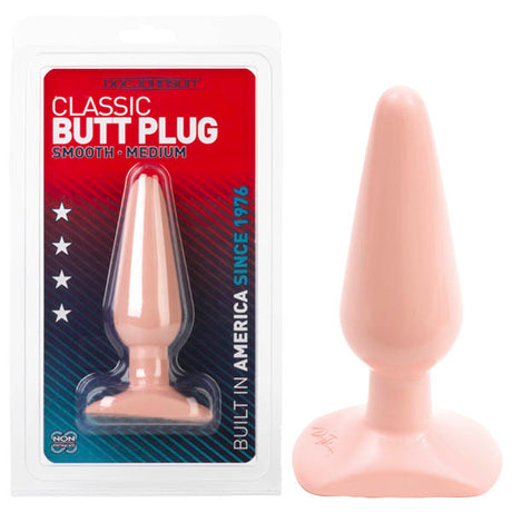 Classic Butt Plug - Flesh 14 cm (5.5'') Medium Smooth Butt Plug - Naughty by Nature Adult Store