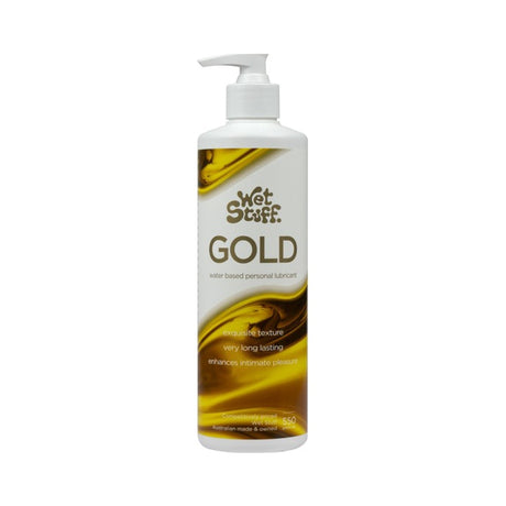 Wet Stuff Gold Pump 550g - Naughty by Nature Adult Store