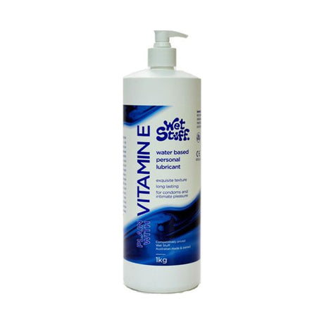 Wet Stuff Plain with Vitamin E Pump 1kg - Naughty by Nature Adult Store