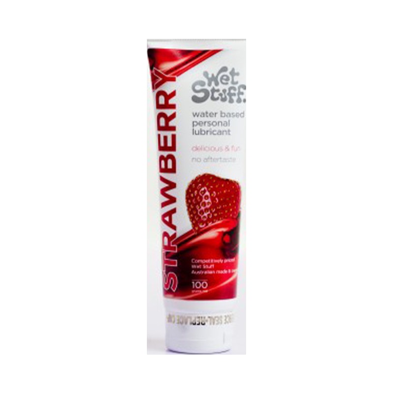 Wet Stuff Strawberry Tube 100g - Naughty by Nature Adult Store