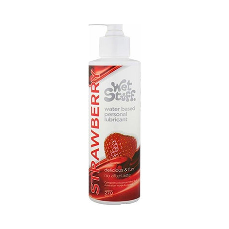 Wet Stuff Strawberry Pump 270g - Naughty by Nature Adult Store