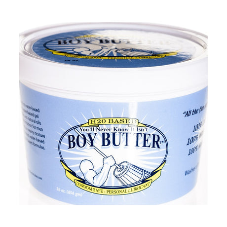 Boy Butter H2O 16oz Tub - Naughty by Nature Adult Store