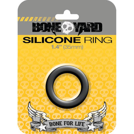 Boneyard Silicone Ring 35mm Black - Naughty by Nature Adult Store