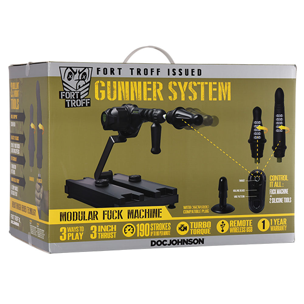 Fort Troff - Gunner System - 3-In-1 Modular Sex Machine - Naughty by Nature Adult Store
