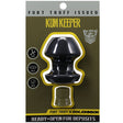 Fort Troff - Kum Keeper - Medium - Black Medium Hollow Butt Plug with Removeable Stopper - Naughty by Nature Adult Store