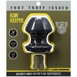 Fort Troff - Kum Keeper - Large - Black Large Hollow Butt Plug with Removeable Stopper - Naughty by Nature Adult Store