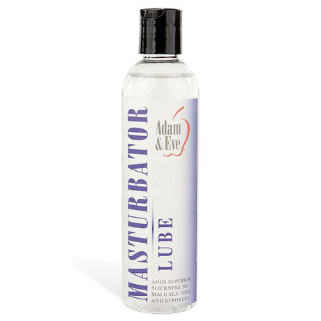 Adam & Eve Masturbator Lube - Water Based Lubricant - 237 ml (8 oz) Bottle - Naughty by Nature Adult Store