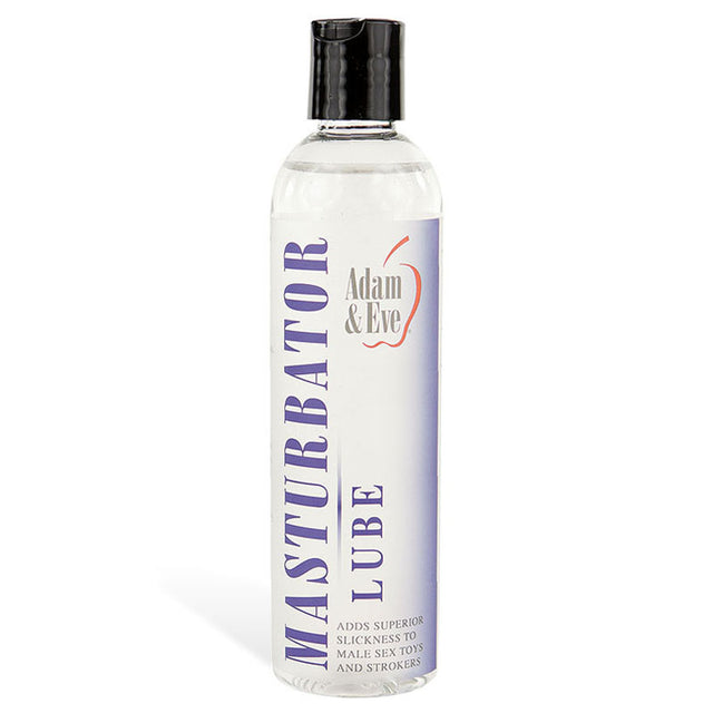 Adam & Eve Masturbator Lube - Water Based Lubricant - 237 ml (8 oz) Bottle - Naughty by Nature Adult Store