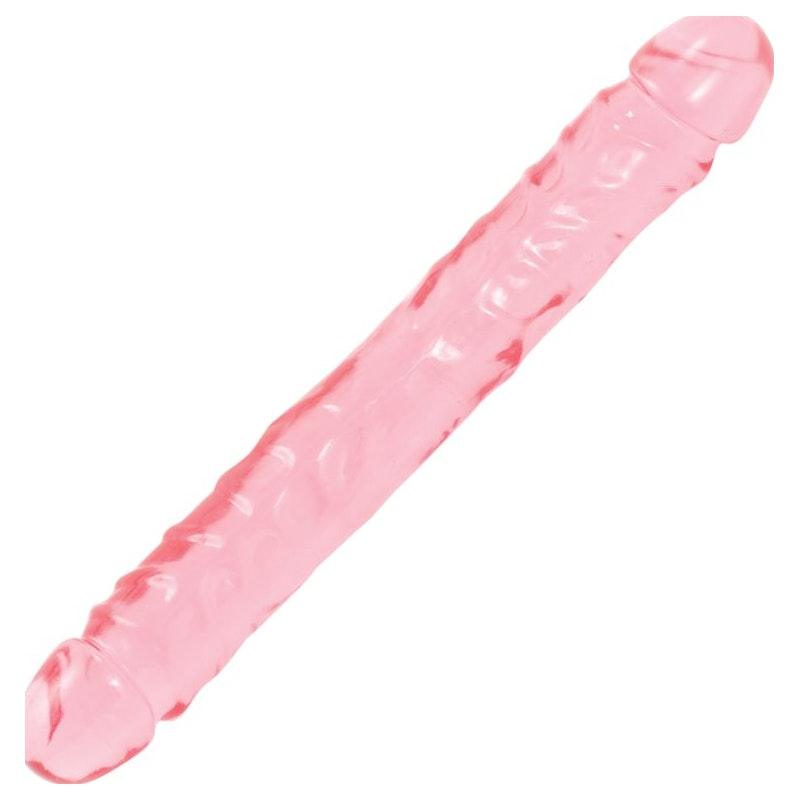 12 in Jr. Double Dong Pink - Adult Toys