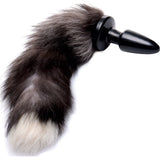 Fox Tail Anal Plug Grey - Naughty by Nature Adult Store