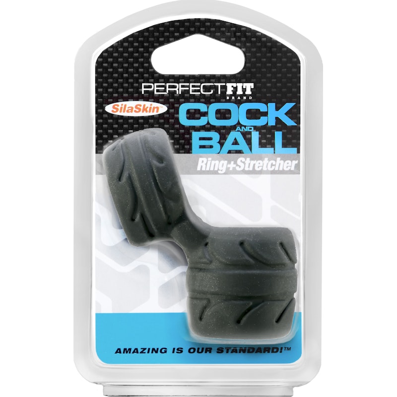 SilaSkin Cock And Ball Black - Naughty by Nature Adult Store