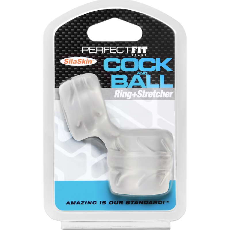 SilaSkin Cock And Ball Clear - Naughty by Nature Adult Store