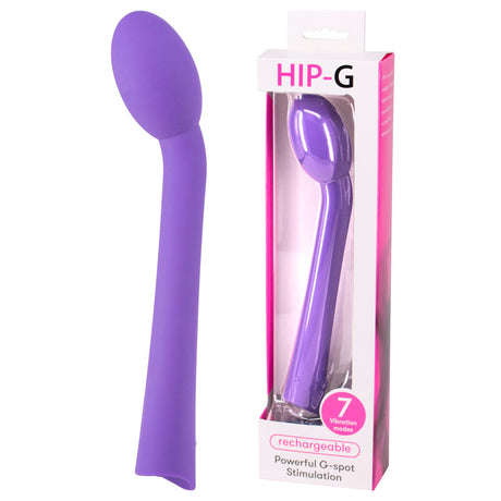 Hip G Rechargeable - Purple USB Rechargeable Vibrator - Naughty by Nature Adult Store