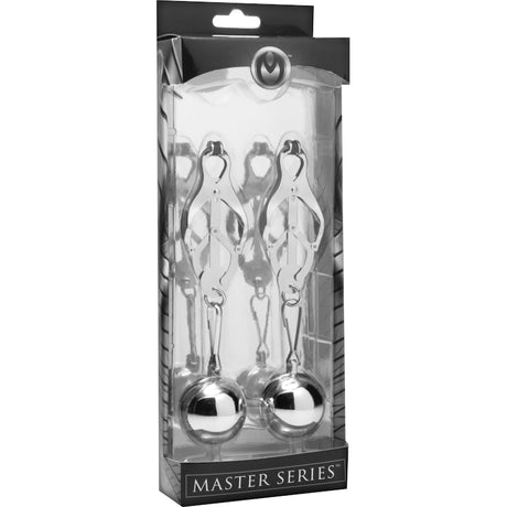 Deviant Monarch Weighted Nipple Clamps - Naughty by Nature Adult Store