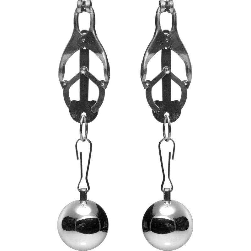 Deviant Monarch Weighted Nipple Clamps - Naughty by Nature Adult Store