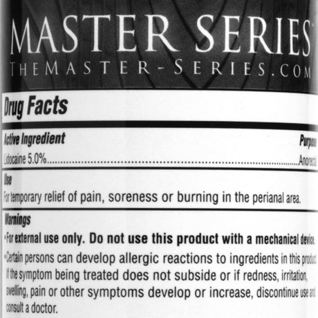 Jizz Cum Scented Desensitizing Lube 8.5oz - Naughty by Nature Adult Store