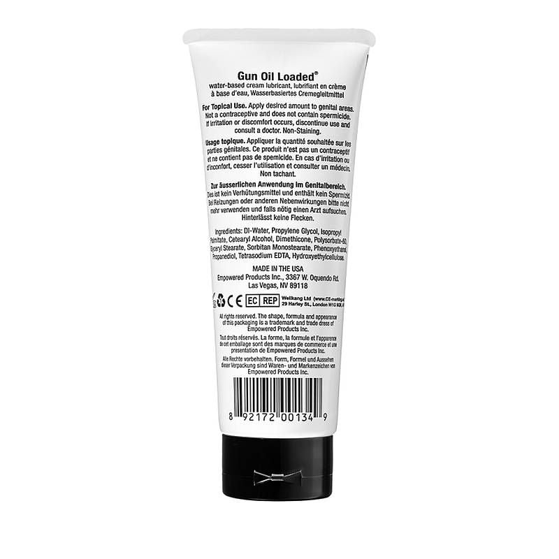 Gun Oil Loaded 3.3oz/100ml Tube - Naughty by Nature Adult Store