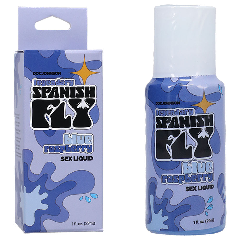 Spanish Fly Sex Liquid - Blue Raspberry - Aphrodisiac Enhancer - Naughty by Nature Adult Store