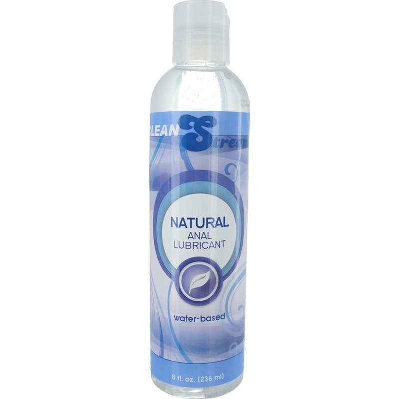 Natural Water Based Anal Lube 8oz/236ml - Naughty by Nature Adult Store